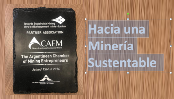 Reconocimiento a CAEM como organización asociada al programa HMS / TSM